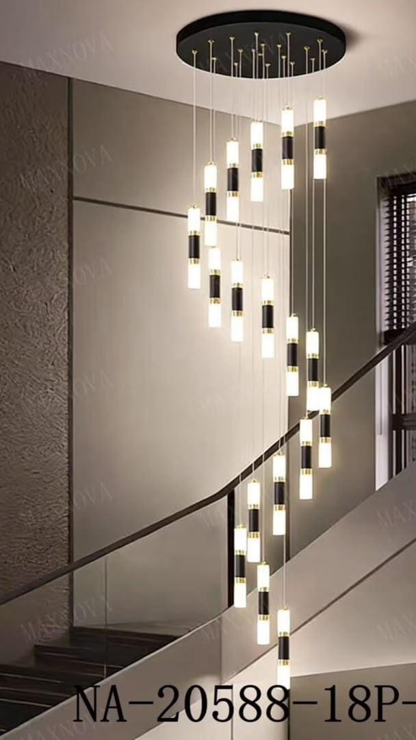 Staircase Drop Chandelier (NA-20588-18P)