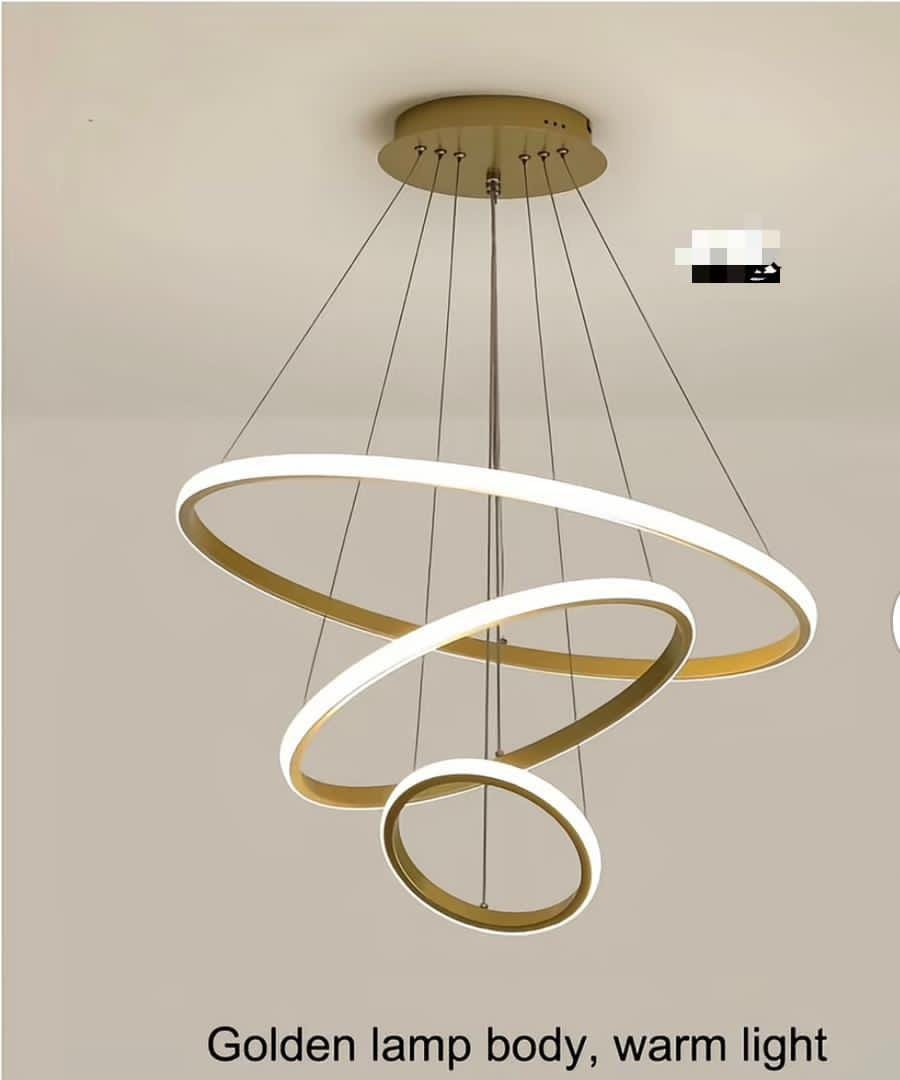 Aurora Gold Ring Chandelier
